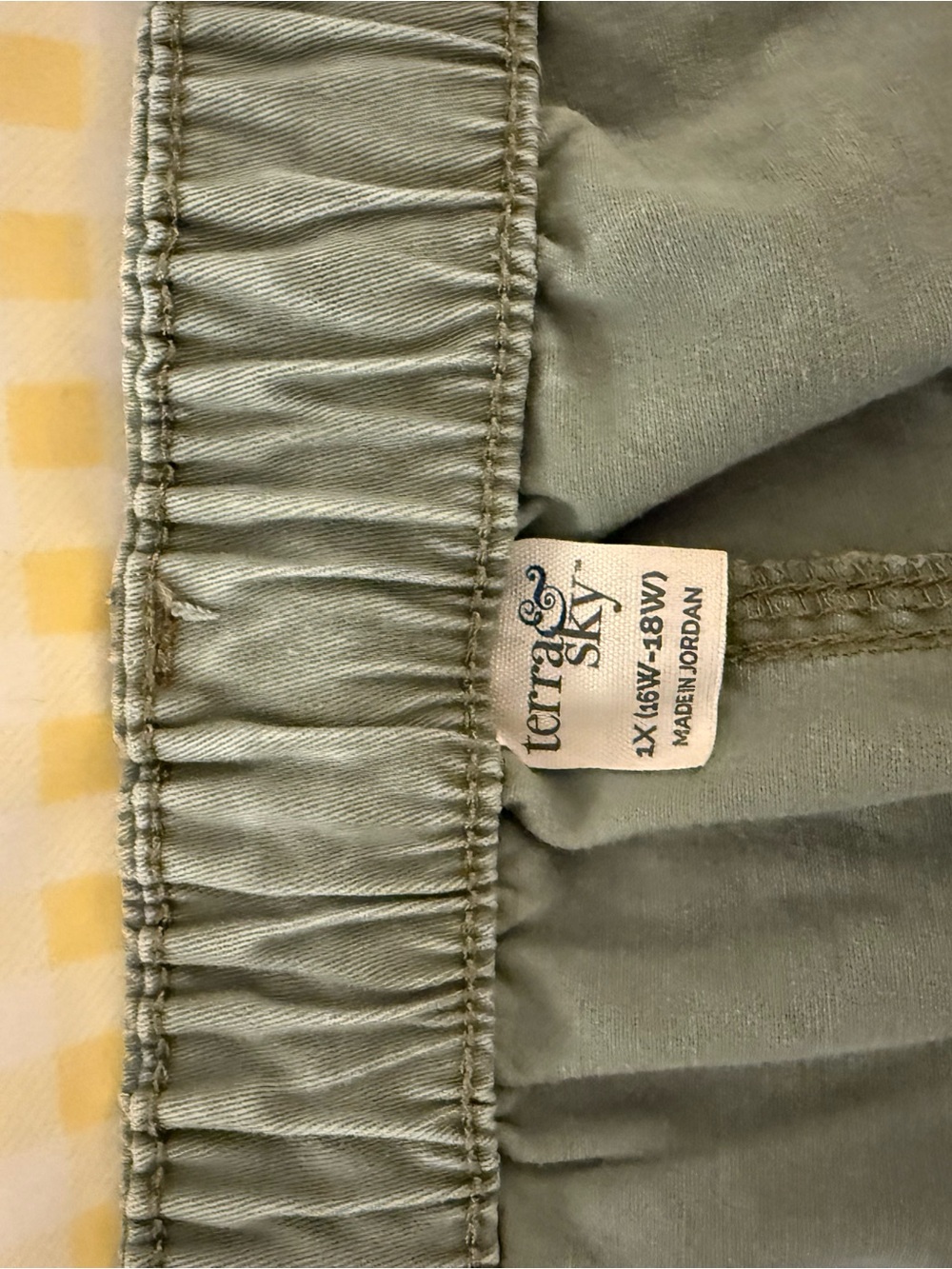 Terra & Sky Olive Drawstring Utility Shorts - Picture 3 of 3